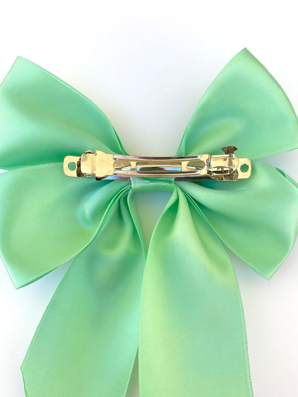 Sweet Mint Hair Bow Clip