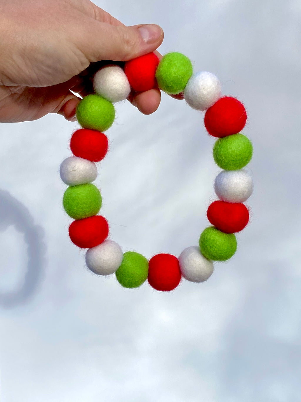 Christmas PomPom Collar