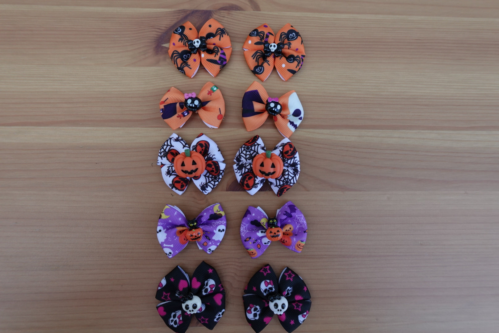 🎃 Spooky Dapper Pack – 10 Small Bows