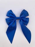 Midnight Navy Hair Bow Clip