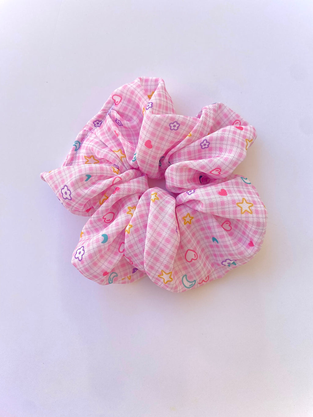 Pink Dreamy Picnic Scrunchie