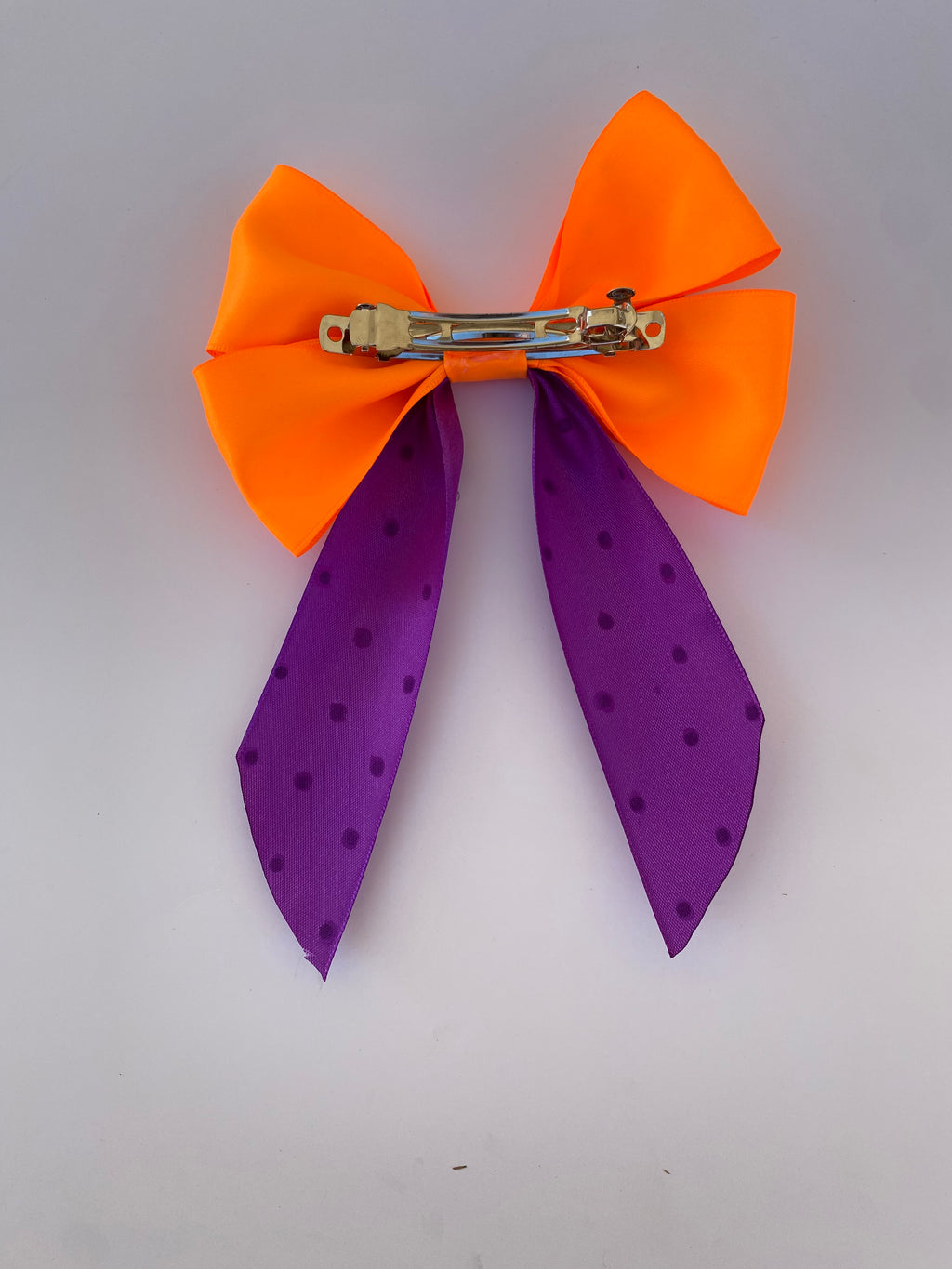 Electric Candy Rhinestone Hair Bow Clip