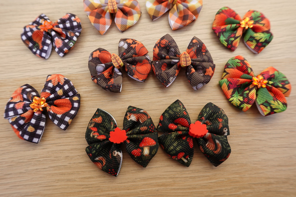 Crisp Autumn 10-Piece Small Bow Set