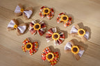Sunflower Harvest 10-Piece Large Bow Set