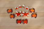 Pumpkin Patch 10-Piece Large Bow Set