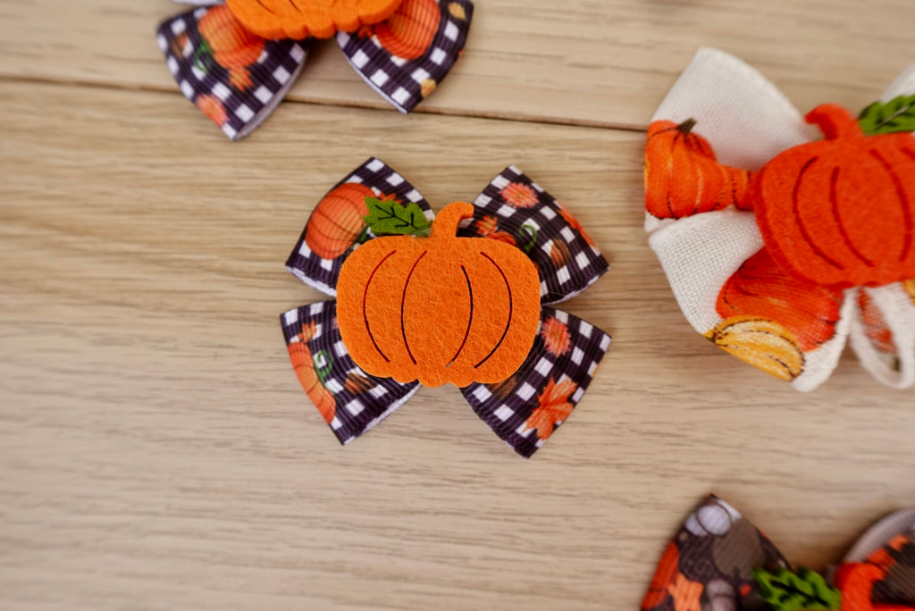 Pumpkin Patch 10-Piece Large Bow Set