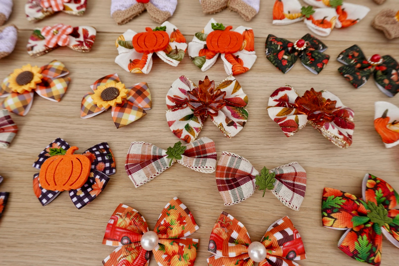 Autumn Splendor 36-Piece Large Bow Bundle