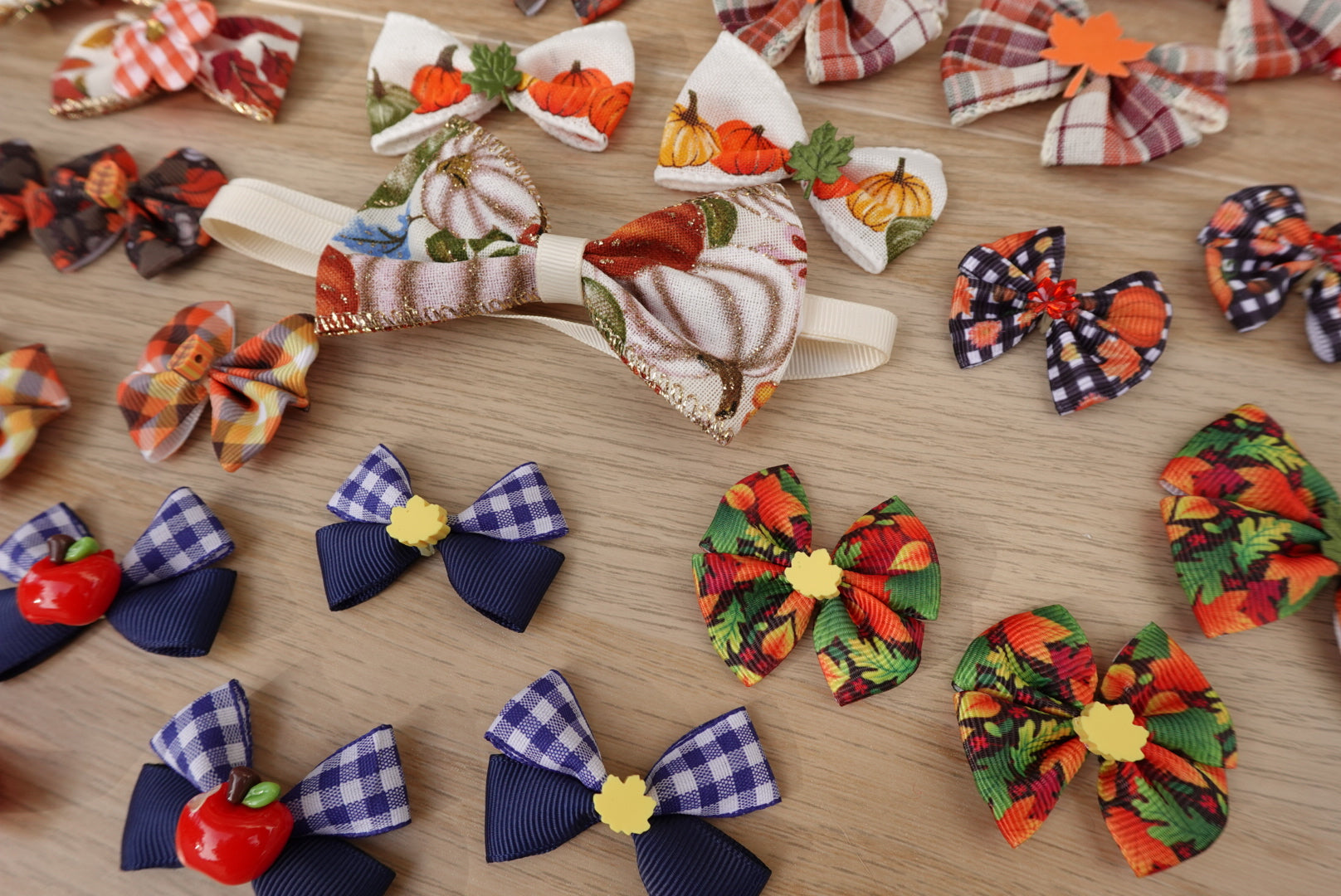 Cozy Harvest 35-Piece Bow & Bowtie Bundle