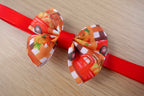 Red Truck Hauling Pumpkins Adjustable Bowtie