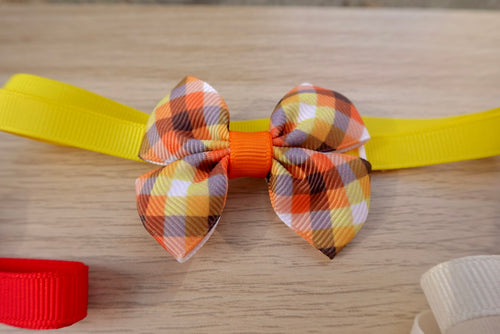 Autumn Plaid Adjustable Bowtie