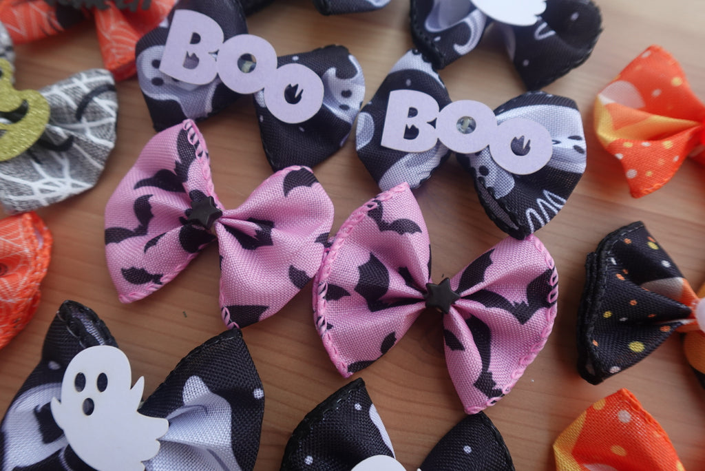 🦇 Fangtastic Fashion – 36 Large Halloween Bows