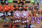 👻 Spooky Style Sampler – 35 Mixed Halloween Bows & Bowties
