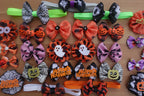 🎃 The Haunted Groomer’s Pack – 35 Assorted Dog Bows & Bowties