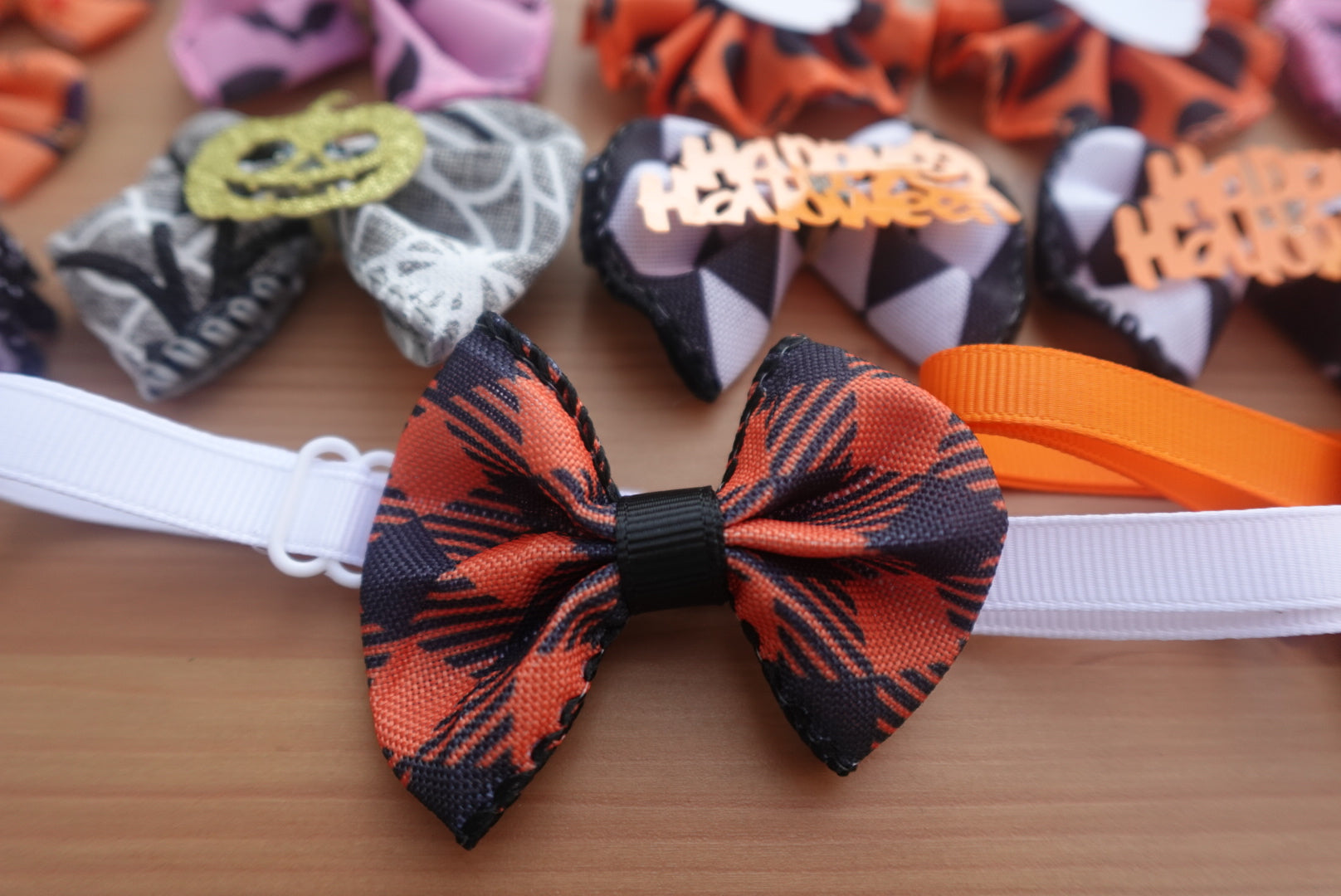 🎃 The Haunted Groomer’s Pack – 35 Assorted Dog Bows & Bowties