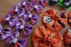 ✨ Boo-tique Bundle – 35 Small, Large Bows & Adjustable Halloween Bowties