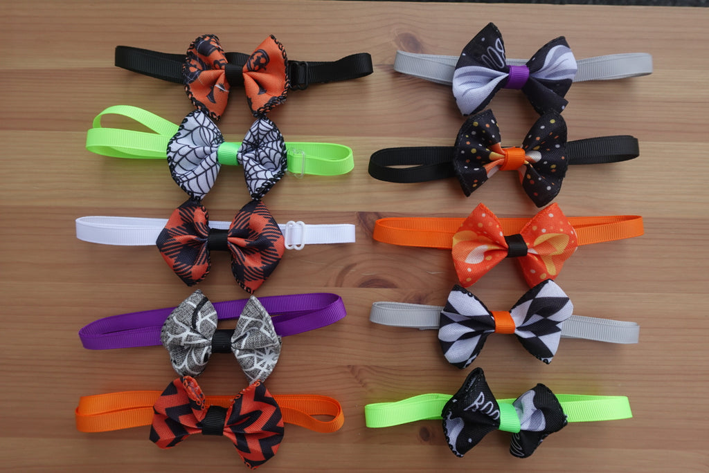 The Howl-O-Ween Bundle – 60 Mixed Bows & Bowties for Dogs