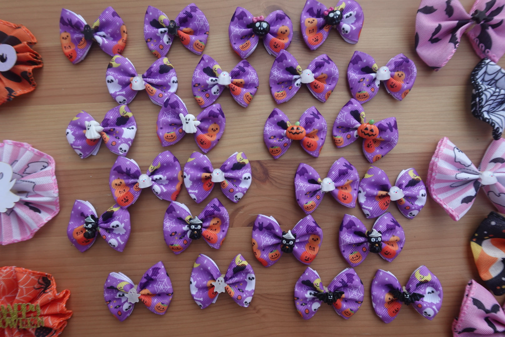 The Ultimate Spooky Style Bundle – 70 Halloween Bows & Bowties for Dogs