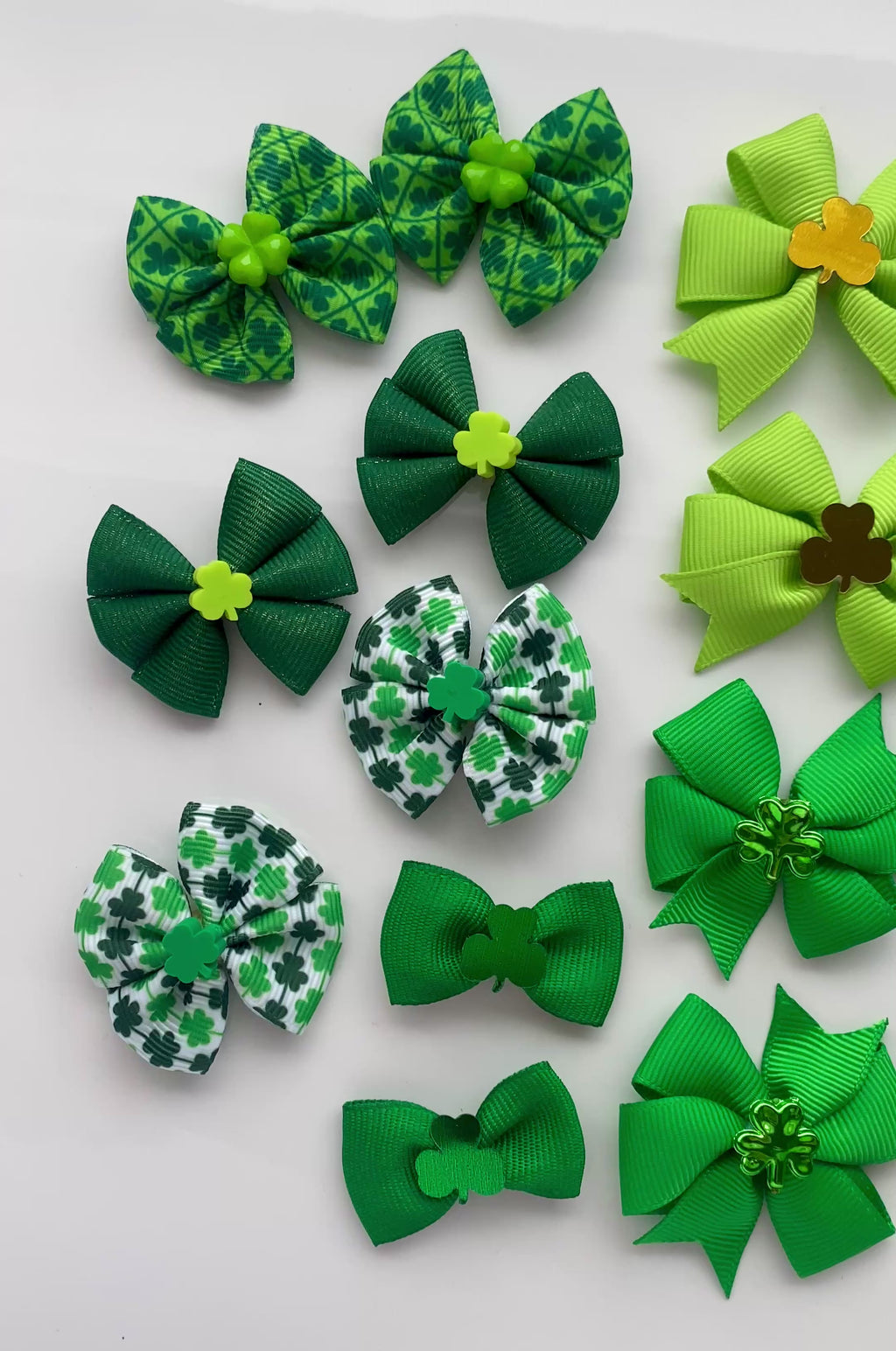 St. Patrick’s Day Small Bow Bundle - 20 pack
